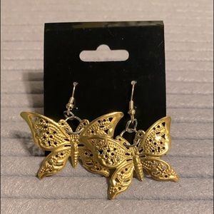 Handmade butterfly earrings